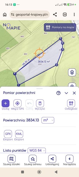 Działka   Włosań - Widok 5