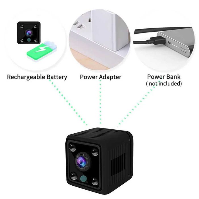 Міні WI-fi камера Х6, Віддалений доступ, Вбудований вай фай,Мінікамера