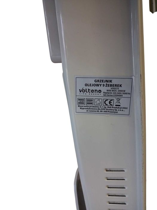 Grzejnik olejowy Volteno VO0273, 2000W