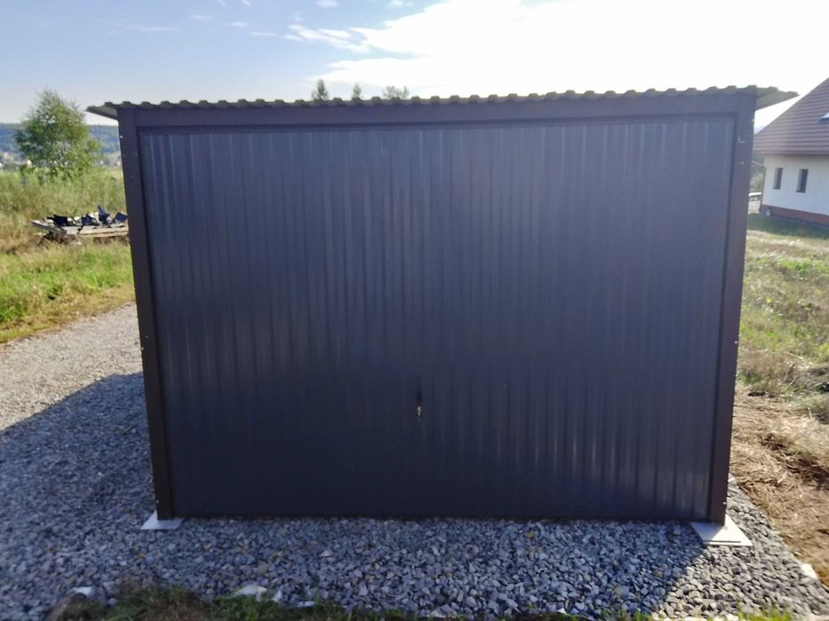 Garaż blaszany blaszak 3x5 Grafit