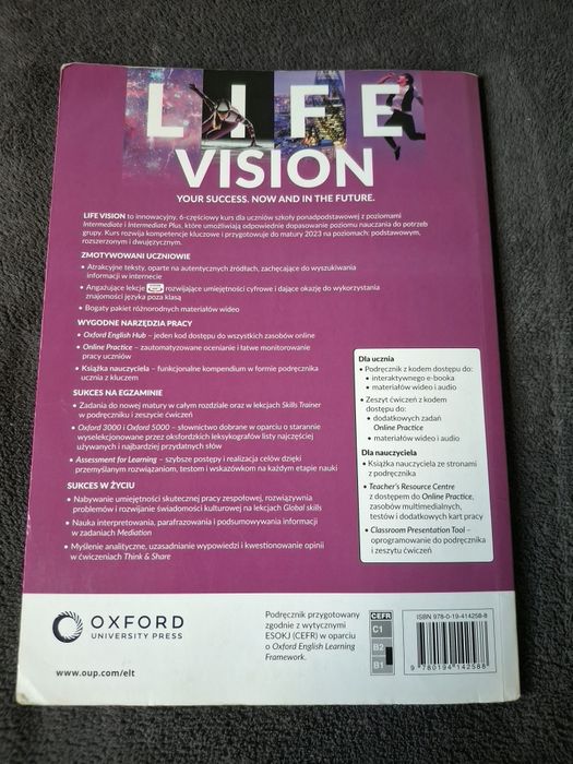 Podręcznik Life Vision B1+