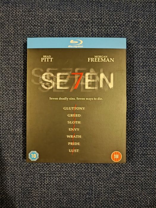 Blu Ray do filme "Seven - Sete Pecados Mortais" (portes grátis)