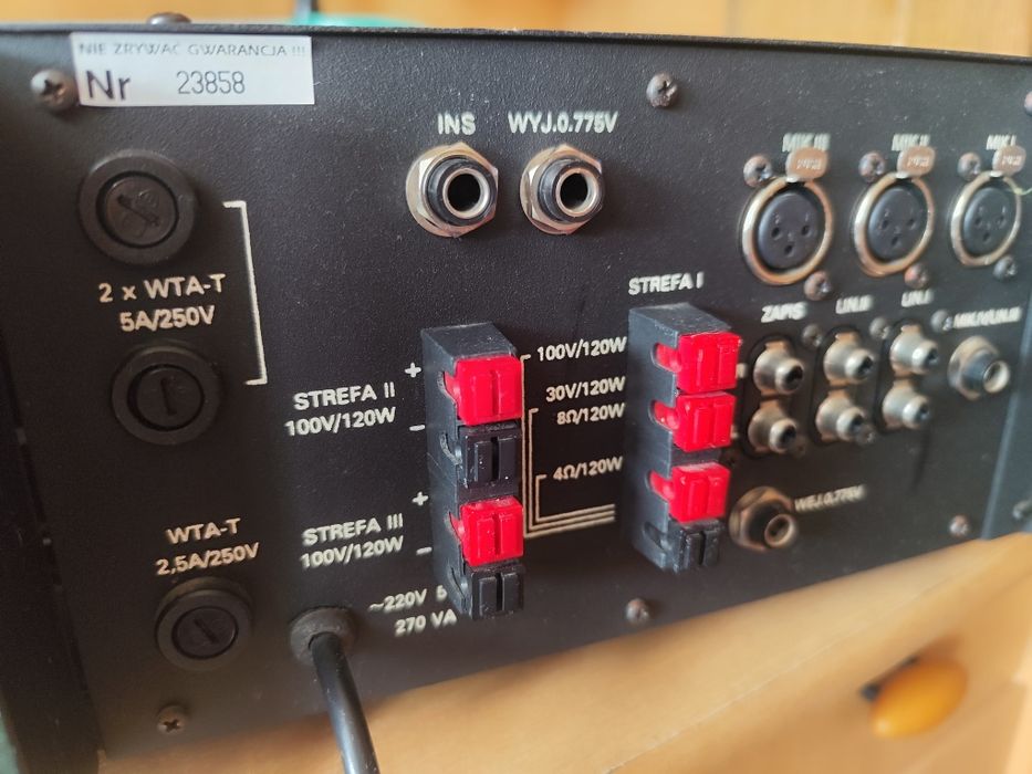 Wzmacniacz radiowęzłowy Elaktronika WM-5122