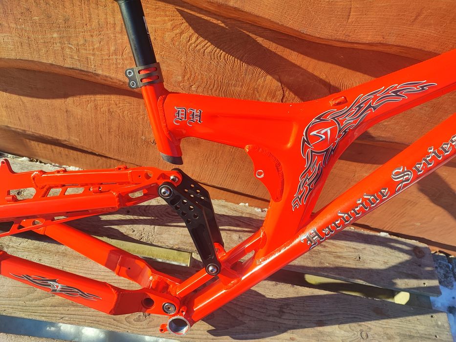 Rama rowerowa full Shock Therapy DH Hardride Series alu 26" Retro MTB