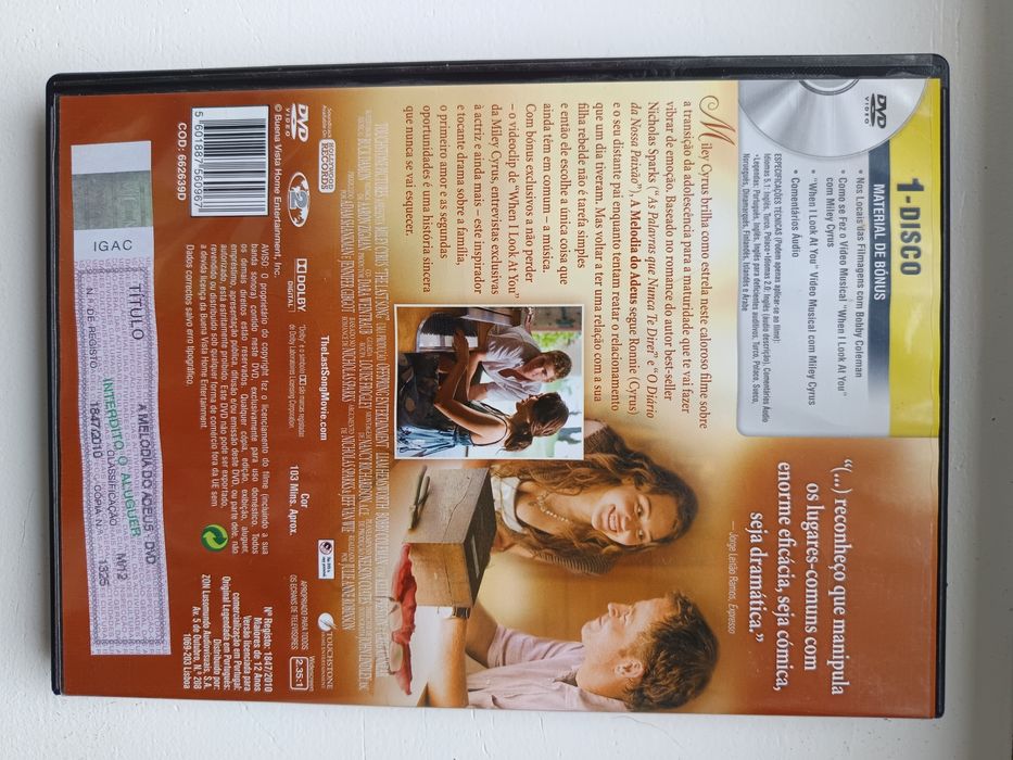 DVD a melodia do adeus