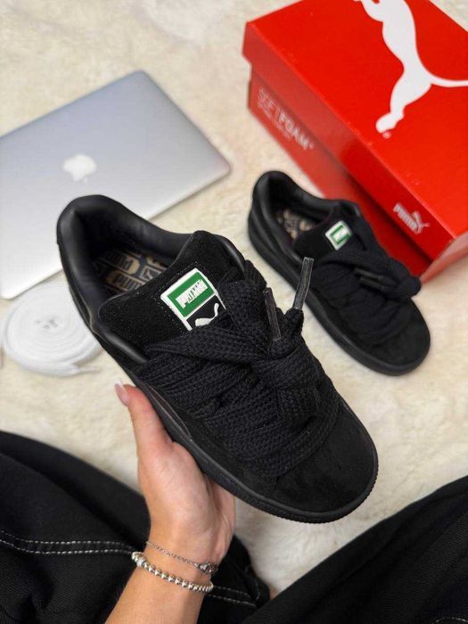 SALE! Puma Suede XL Black 36 37 38 39 40 пума