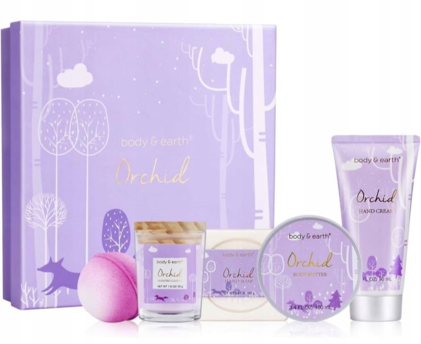 Orchid zestaw SPA Rituals na Walentynki świeca balsam do ciała  krem
