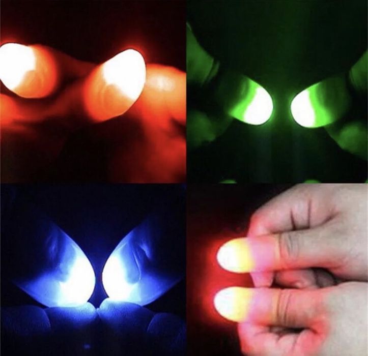 Dedos mágicos luminosos!