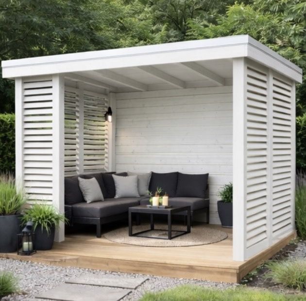 Сучасна альтанка 2.5×2.5 м