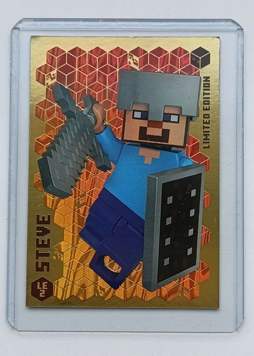 LEGO Minecraft золота картка Steve — оригінал, Limited Edition