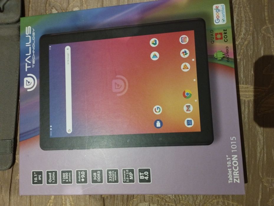 Tablet Talius Zicon 1015 10.1" 3Gb 32Gb com capa Android 9.0