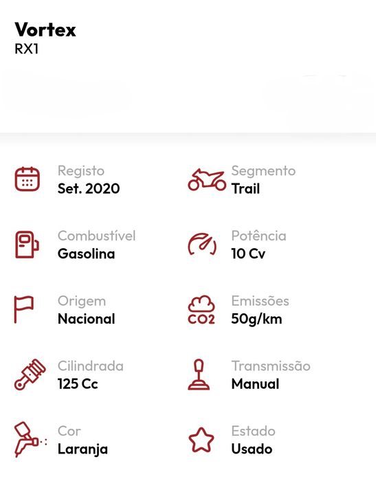 Vortex 125 Rx1 2022