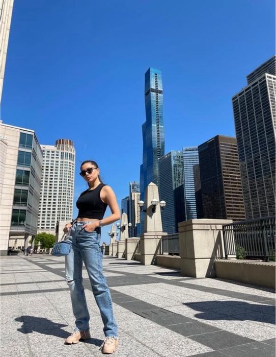 Блакитні levis левайс 501 голубые джинсы m l xl недорого