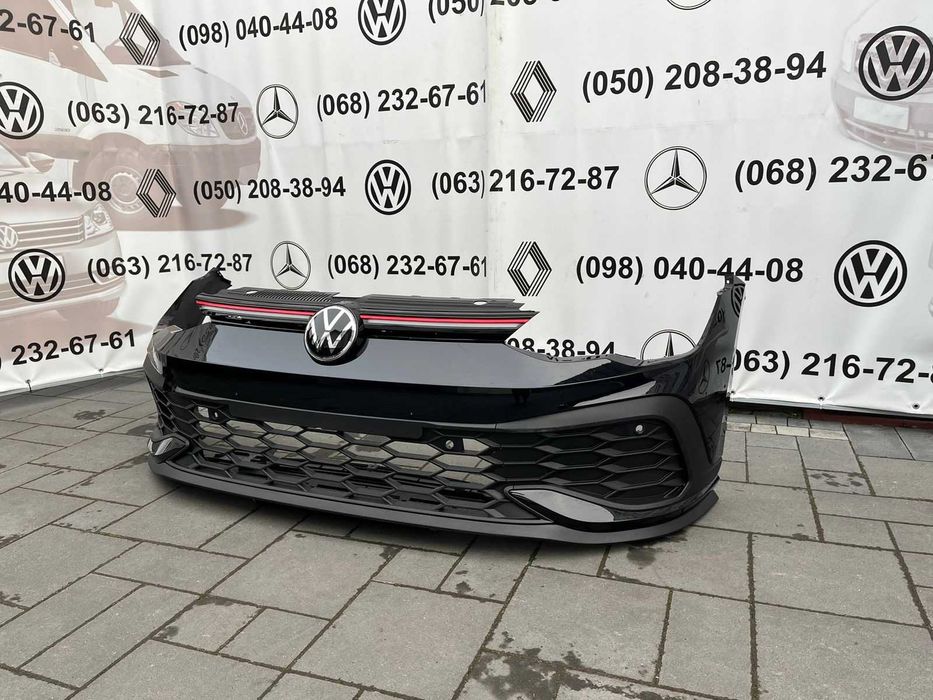 Бампер передний Vw golf 8 GTI clubsport LC9X  5h0807221d