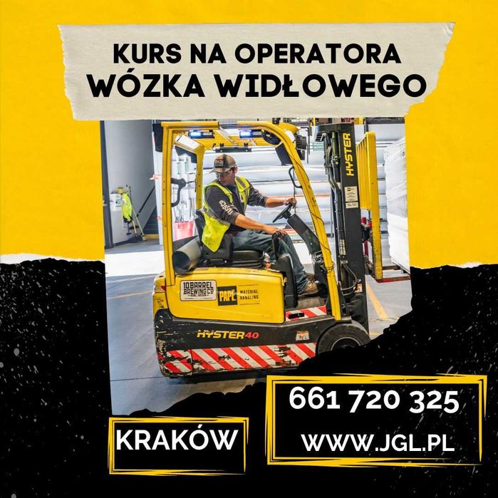 Kup dwa kursy na wózki widłowe z UDT i zapłać tylko za jeden!
