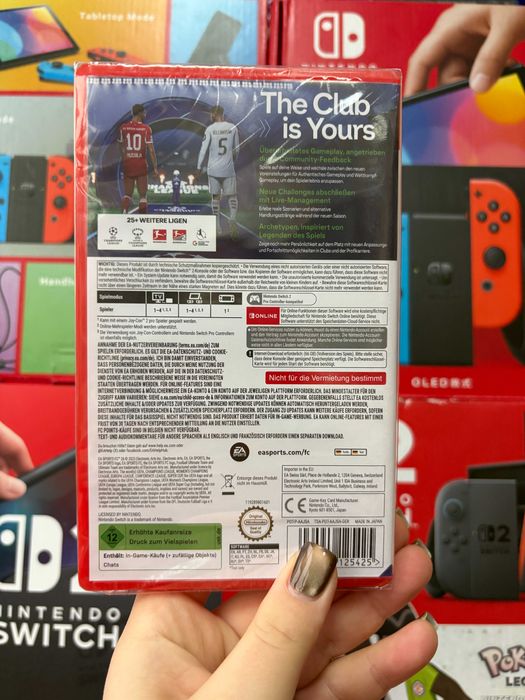 Гра FC 26 на nintendo 2,картридж з грою на нінтендо,ліцензія