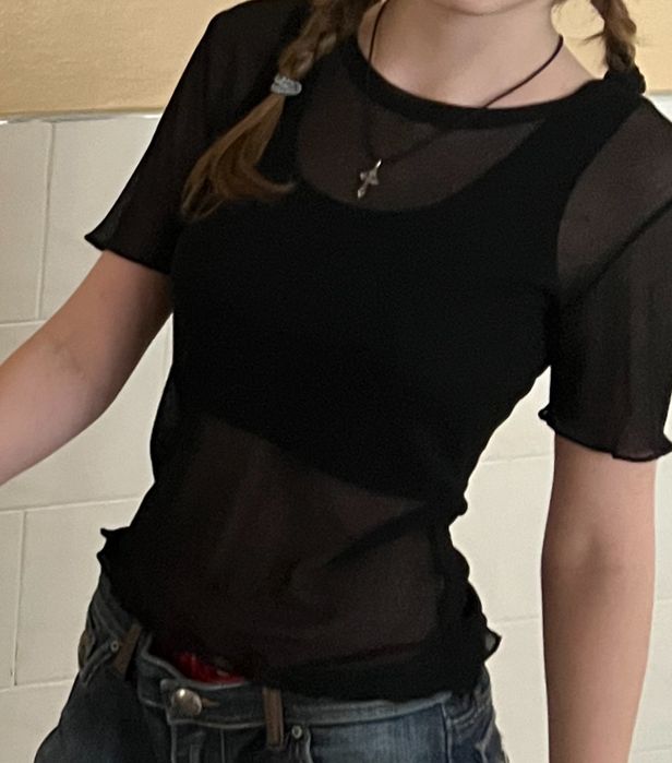 Футболка сетка футболка сітка футболка сіточка футболка у2к майка у2к