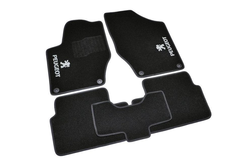 Ворсові коврики в салон Пежо\Peugeot 308\ 3008\ 406\ 508\ 5008\607\807