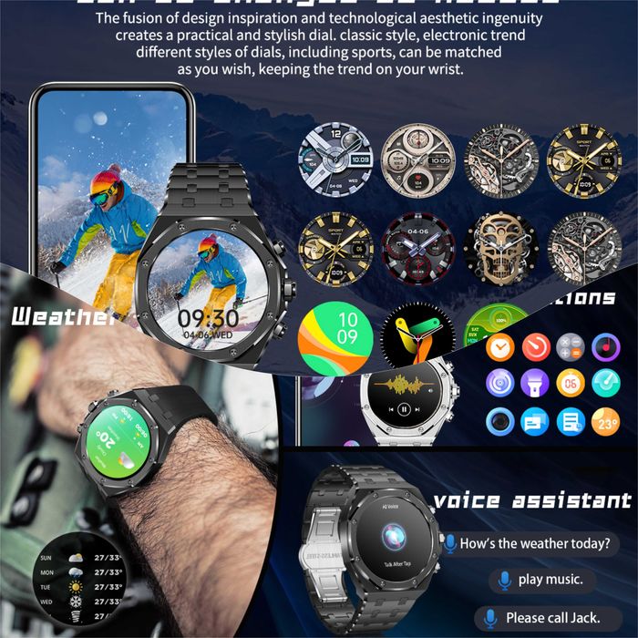 Смарт часы: G-SHOCK. AK68. NFC. 1000mAh.