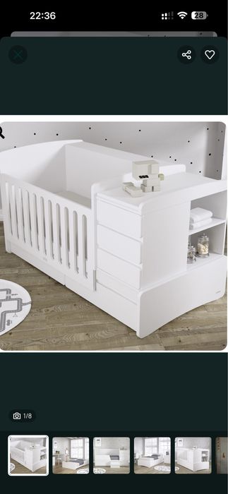 Berço bebé convertivel - cama criança - Trama bebecar