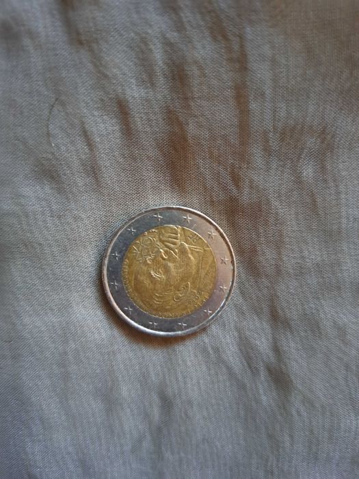 Moeda 2 euros 2016 francois miterrand