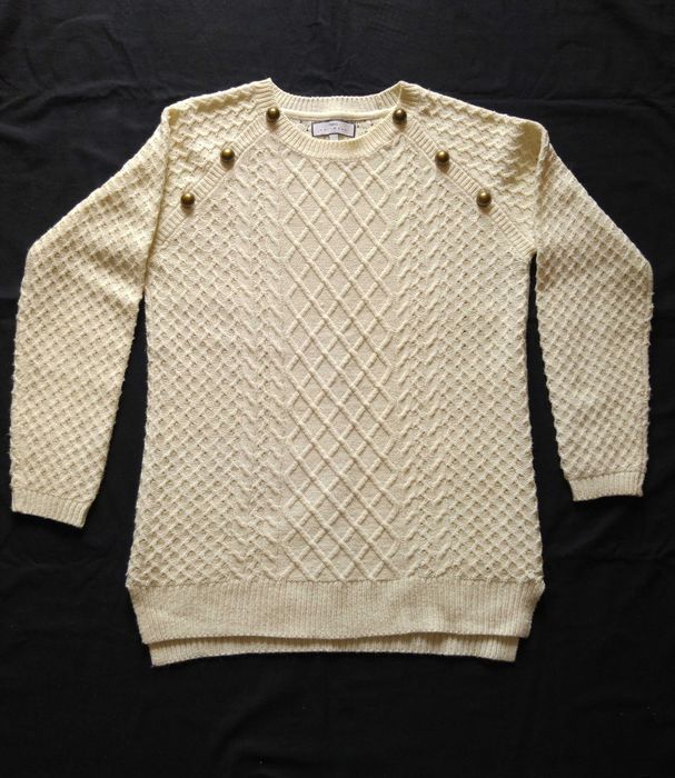 Sweter damski ecrue Next