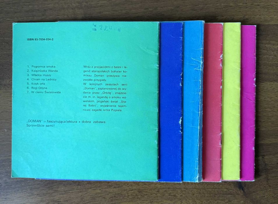 DOMAN - комікс - комплект 6 випусків, 1990, Варшава