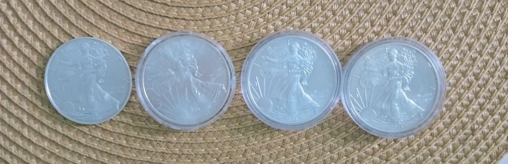 Monety srebrne orzeł