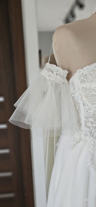 Choker I rękawiczki do sukni ślubnej