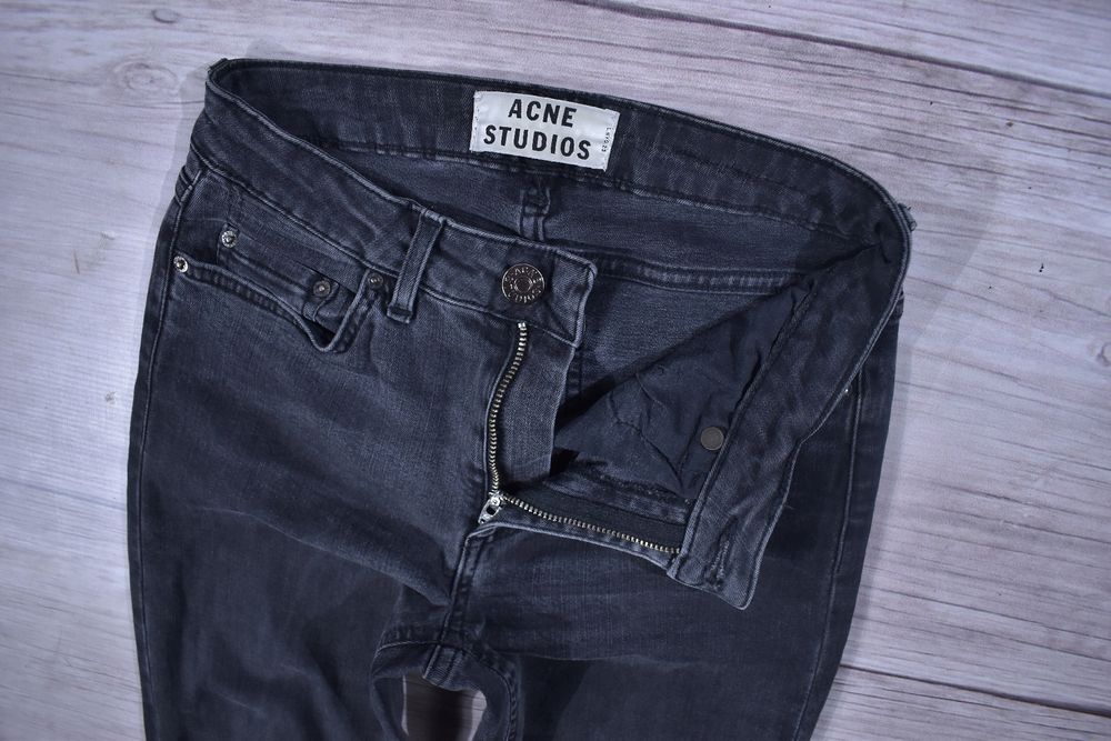 Acne Studios Skin 5 Used Black Jeansy Wmn 24 / 32