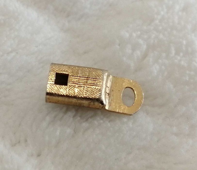 Zapięcie wsuwane do łańcuszka, 3x6x14,5mm, złoty (Kreatywne, Biżuteria