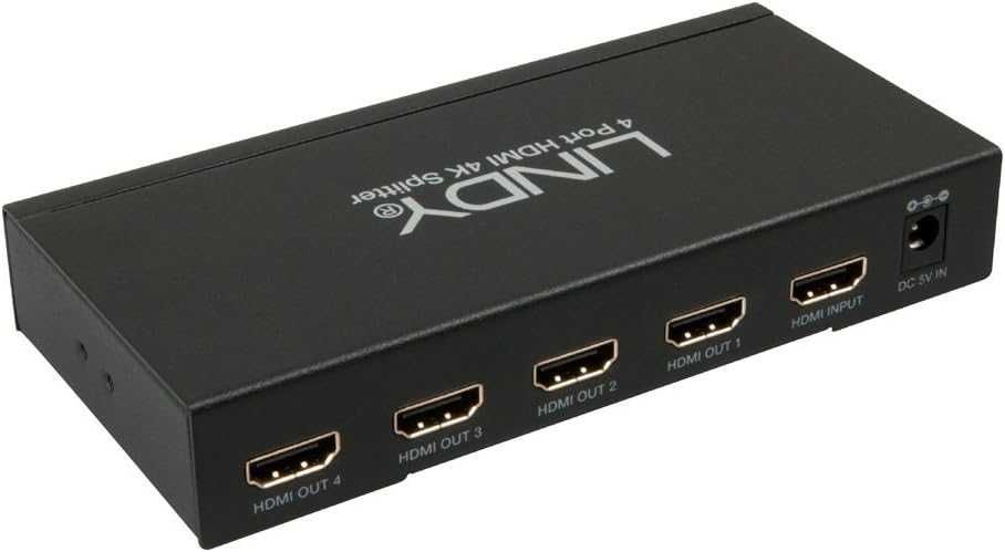 Divisor LINDY de 4 entradas HDMI