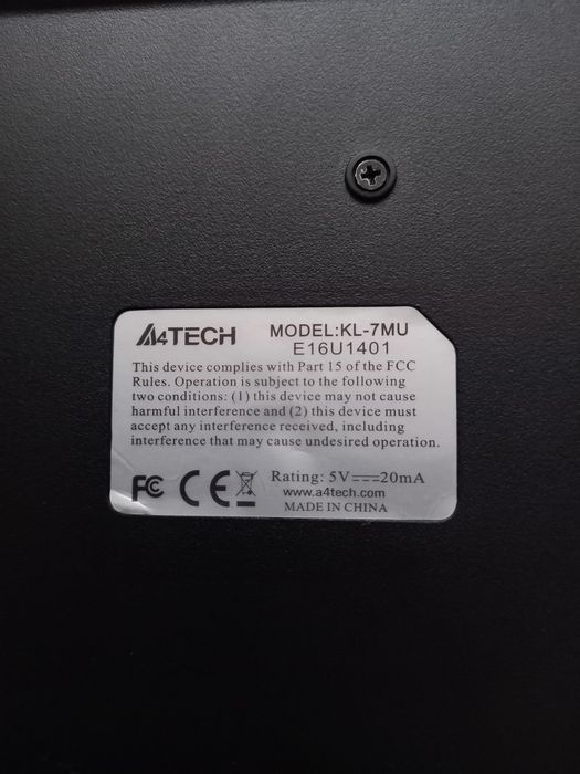 Ігрова дротова клавіатура A4Tech KL-7MU E16U 1401 USB