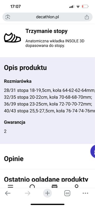 Rolki dla dziecka