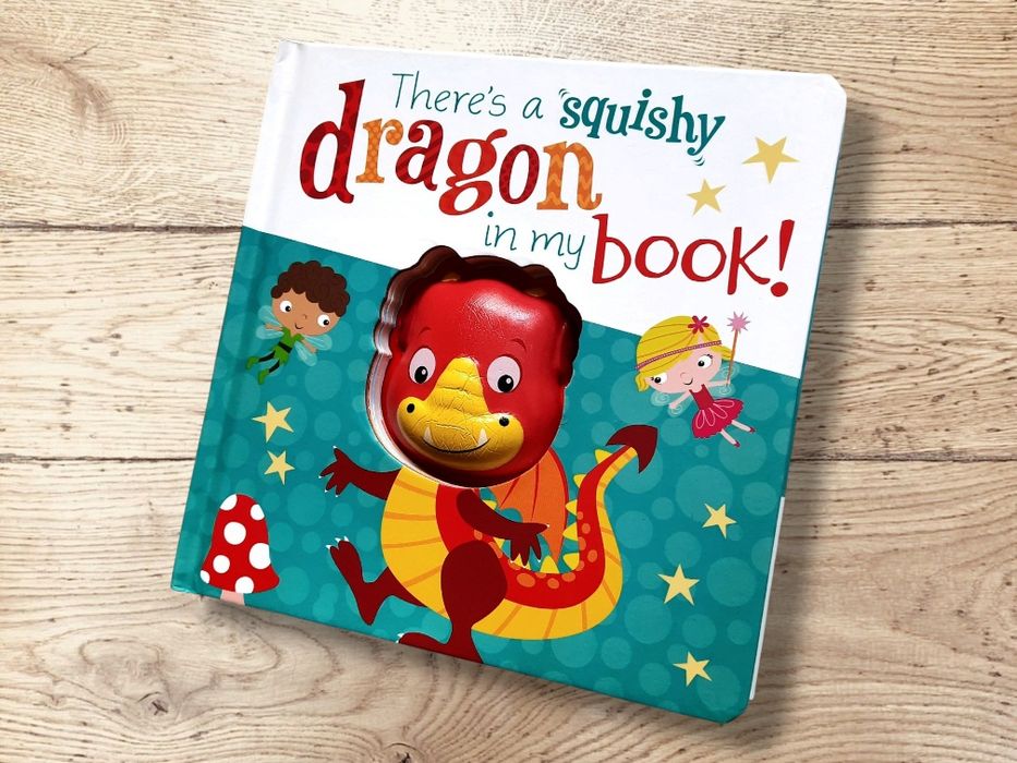 Squishy dragon in my book! książeczka sensoryczna po angielsku