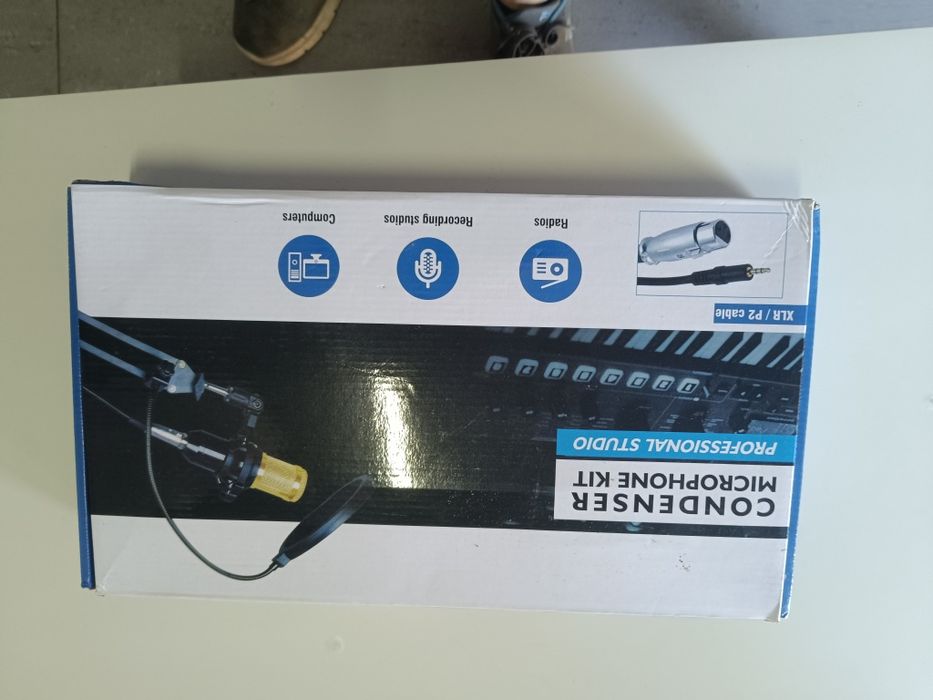Kit microfones gravação