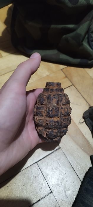 II wojenna skorupa granat f-1 rosyjski DEKO