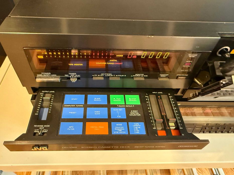Magnetofon Deck JVC DD-VR9, 3 głowice, Unikat!