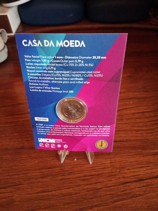 Moeda PINF 2026 - Emissão 250 unidades