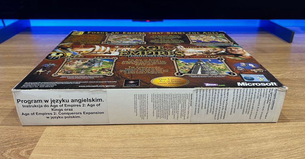 Age of Empires Collector’s Edition (PC PL 2001) BIG BOX komplet