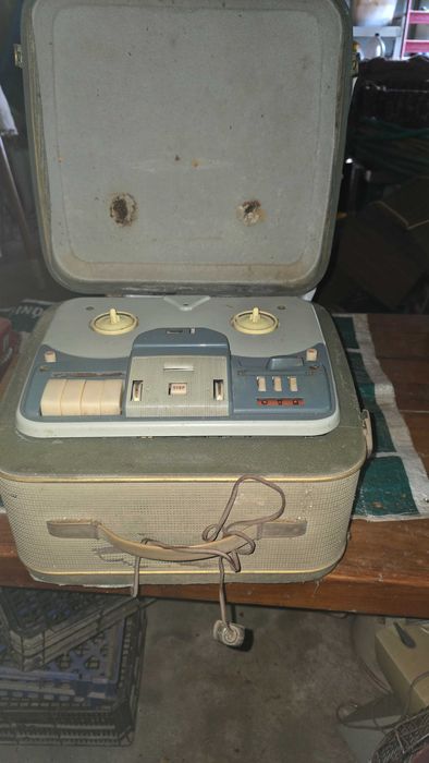Gravador de bobines antigos de colecção