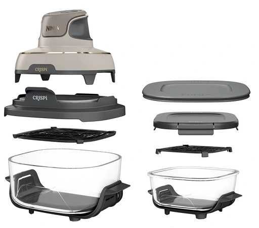 Ninja CRISPi airfryer frytkownica 3.8L 4w1 szklany NOWY 1700W GOLD