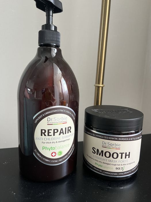 Маска і шампунь Dr. Sorbie Smooth 550грн