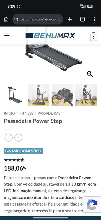 Passadeira Power Step BEHUMAX 10 kmh