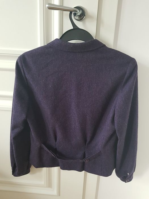 Marynarka żakiet wełniany 38