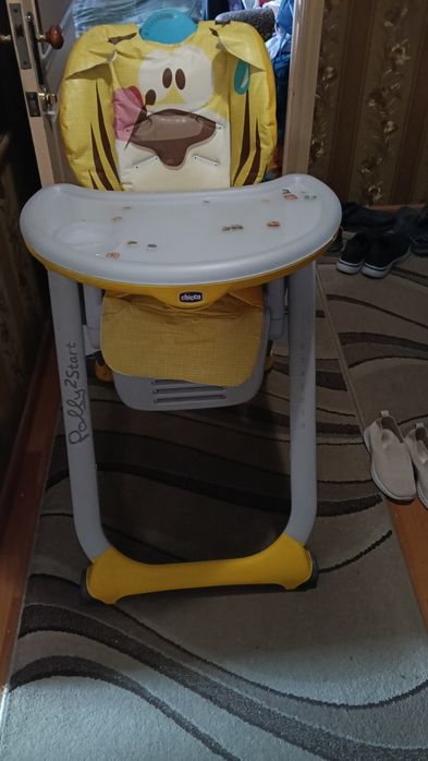 Стільчик для годування Chicco Polly 2 StartStart 4W Жовтий