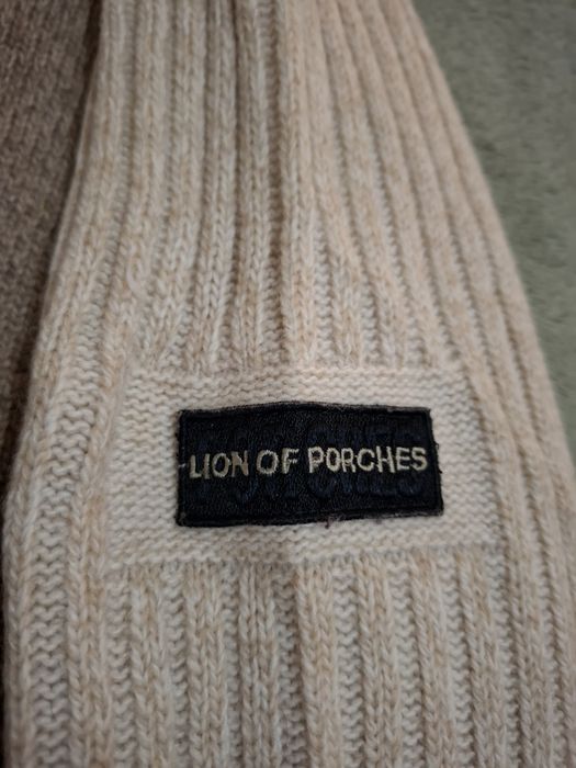 Camisola malha creme Lion of Porches, tamanho XL