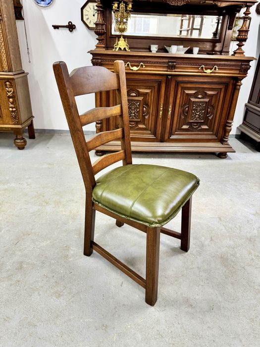 Дубові обідні стільці комплект дубовые стулья Мебель из Голландии