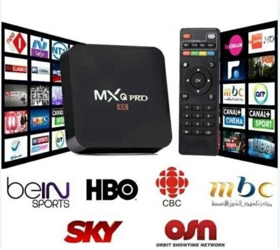 BOX Caixa SMART TV MXQ PRO 5G 2/16GB IPTV Canais Android NOVA