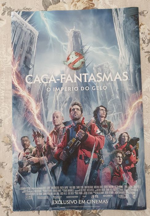 Poster Ghostbusters Caça Fantasmas exclusivo Comic Con